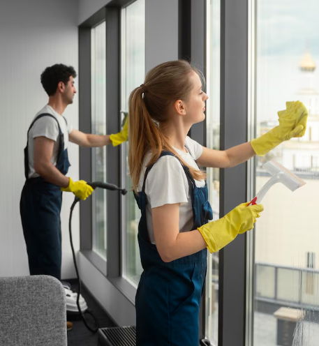 Empty, professionally cleaned home ready for buyer handover after move-out cleaning