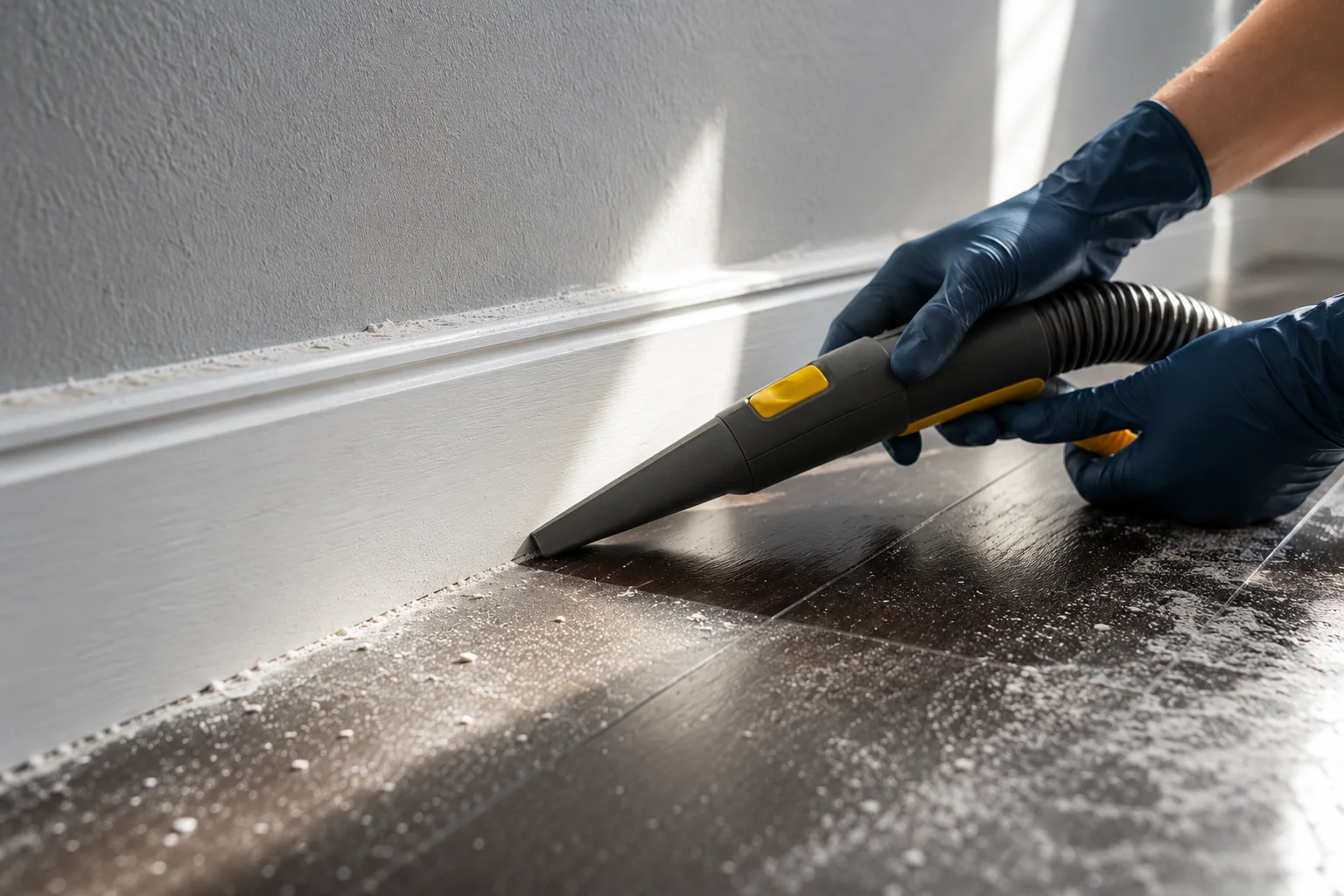 Post-renovation deep cleaning for fine construction dust, surface film and detailed dust removal in Southern Ontario