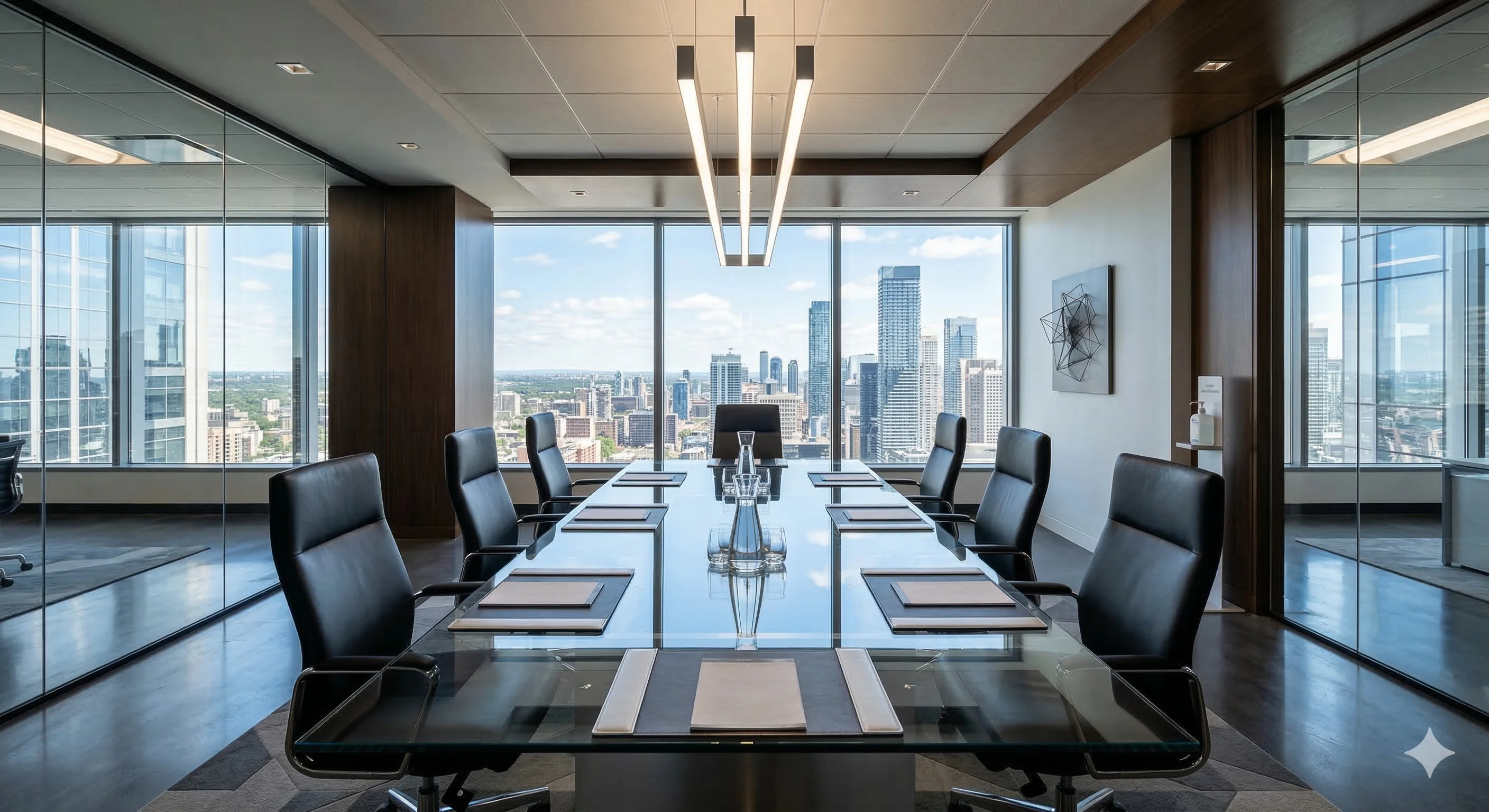 Executive office deep cleaning in the Vaughan Corporate Centre.