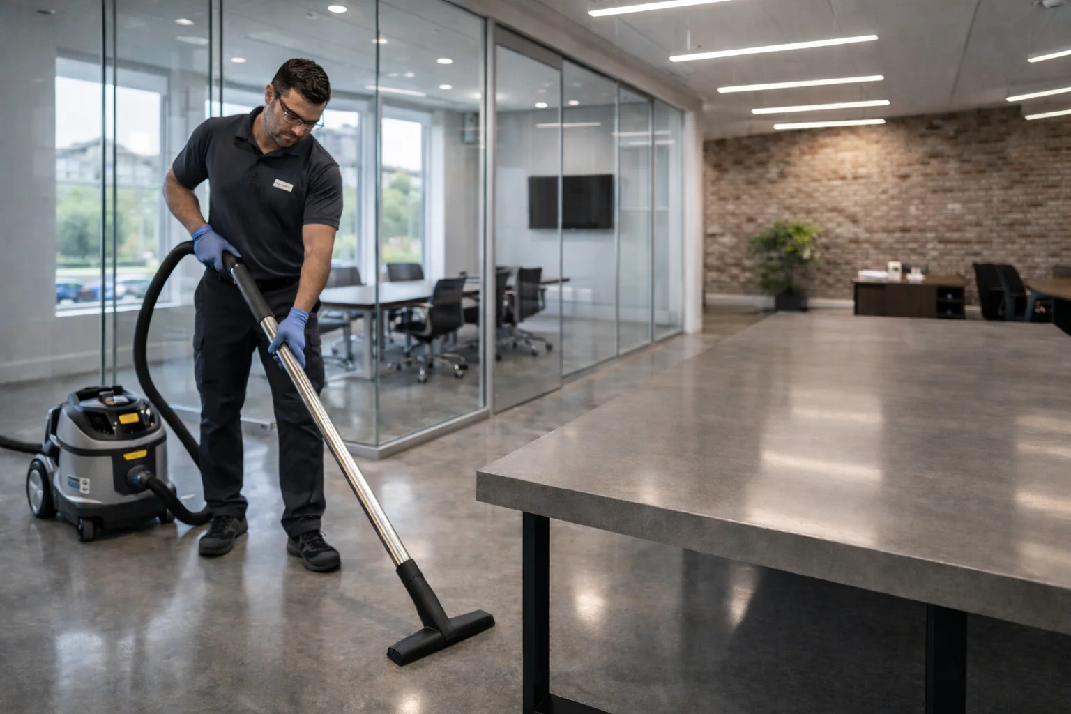 Detailed commercial deep cleaning for a local business in the Waterdown village core.